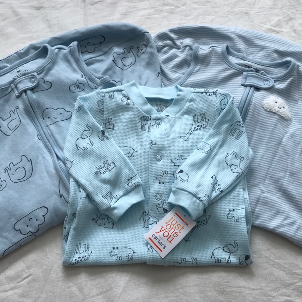 Carter’s Set of 2 Sleep Sacks + 1 Footie Pajama